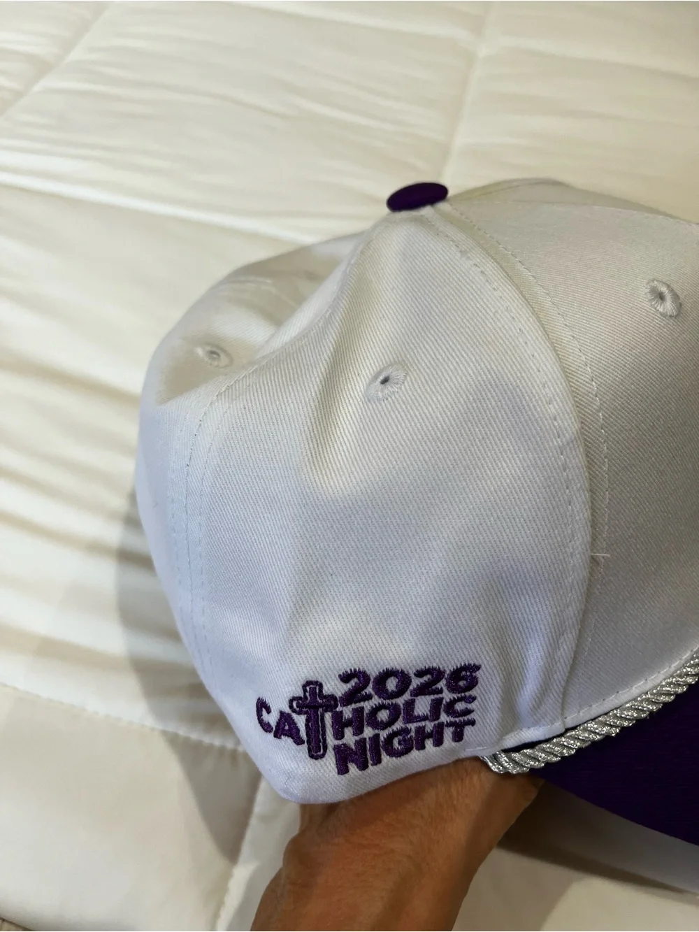San Diego Padres Catholic Night baseball hat